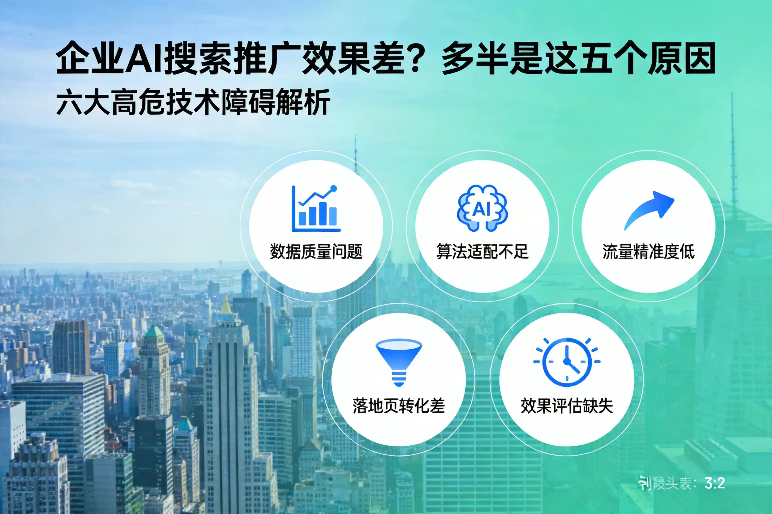 江源企业AI搜索推广效果差?多半是这五个原因
